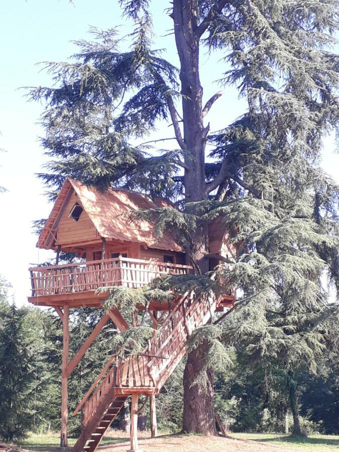 Bed and Breakfast Relais Du Haget Cravenceres Exterior foto